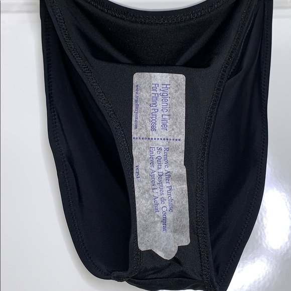 NWOTs TOPSHOP • Black Rose Tanga Swimsuit Bottom - Picture 6 of 7